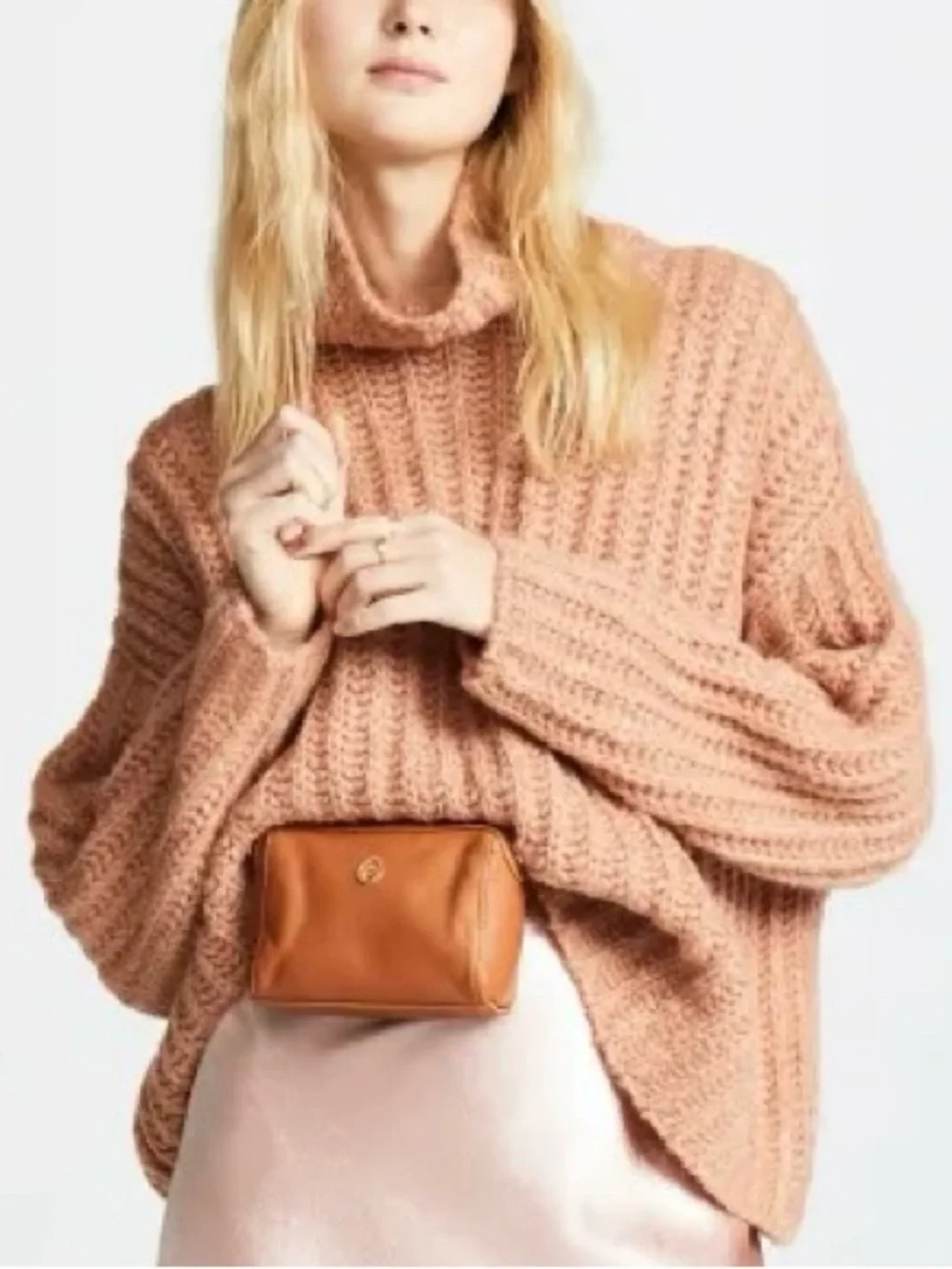Oversized Chunky Turtleneck Sweater